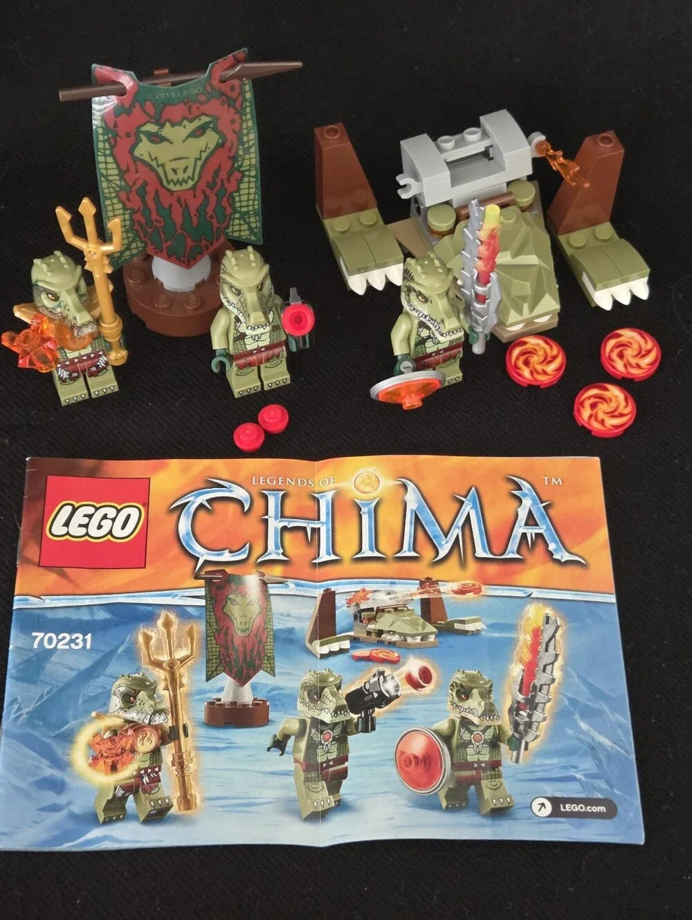 Lego 2015 Legends Of Chima Lot of 3 Battle Packs 70229/70230/70231 **READ DES**
